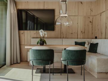 Dining area of Chalet Dolomites