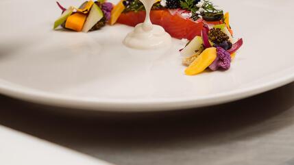 una creazione culinaria