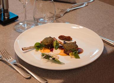 Meat dish as a main course