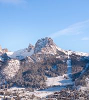 Verschneite Berglandschaft