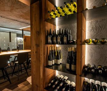 The wine cellar of the Hotel Granvara