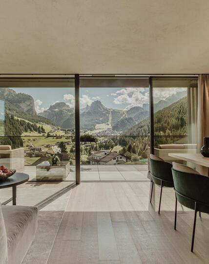 Lounge im Chalet Dolomites