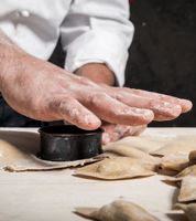 Zubereitung von Schlutzkrapfen