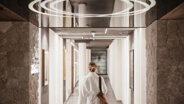A woman in our elegant spa