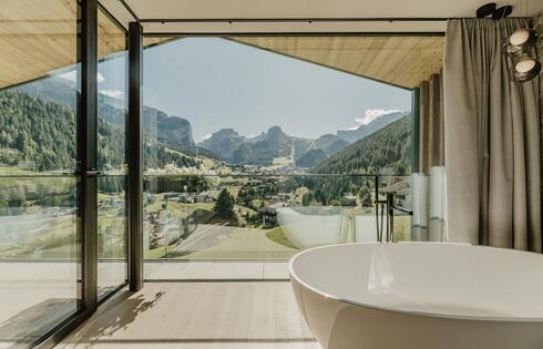 Vasca da bagno nel Chalet Dolomites
