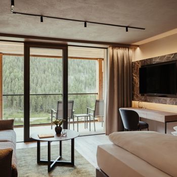 Junior Suite Stevia mit Balkon und Wohnbereich